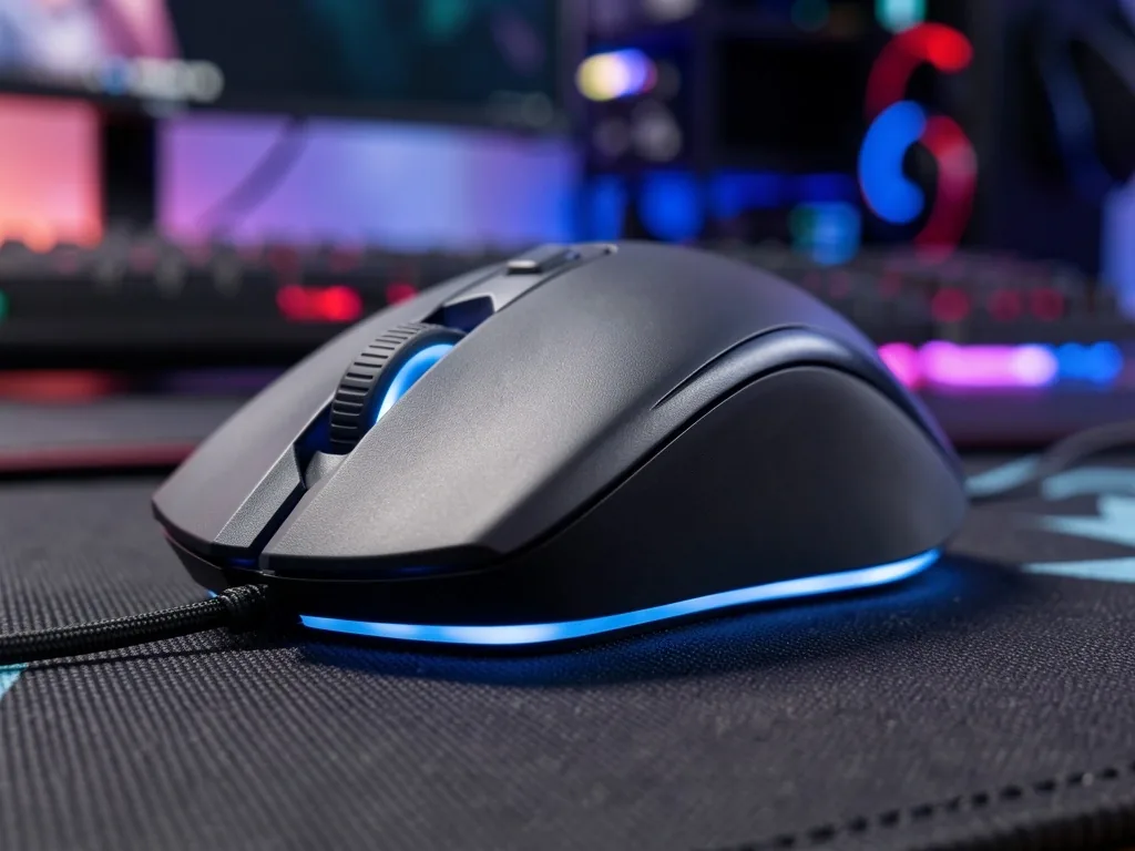 Ratón óptico ergonómico