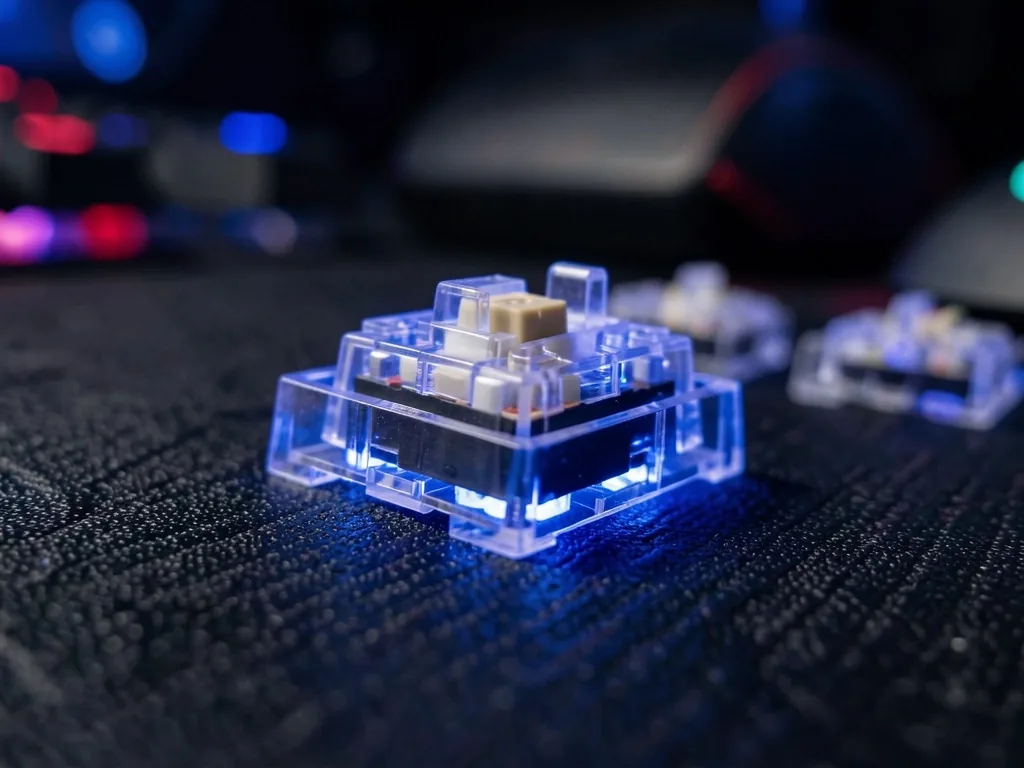 Teclado mecánico retroiluminado