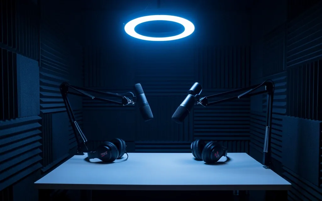 Cabina de streaming profesional planificada en Xalmera